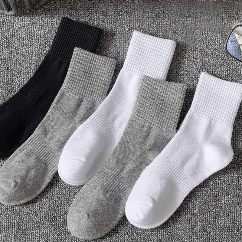 Cotton Socks for Men - Anti-odor and Moisture-absorbing Socks. Suitable for Autumn-winter, Spring-summer and Mid-length Wear.