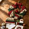Dekorativer Stoffkranz Bausatz Weihnachten DIY-Set, Patchwork Anfängerfreundlich Handgemachtes Feiertagsbasteln Personalisiertes Türdekor Dekoration Set für