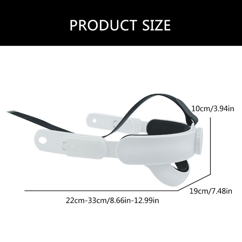 Replacement Head Straps for 3S VR Accessories Adjustable Reduce Head Pressure for 3S VR Straps
