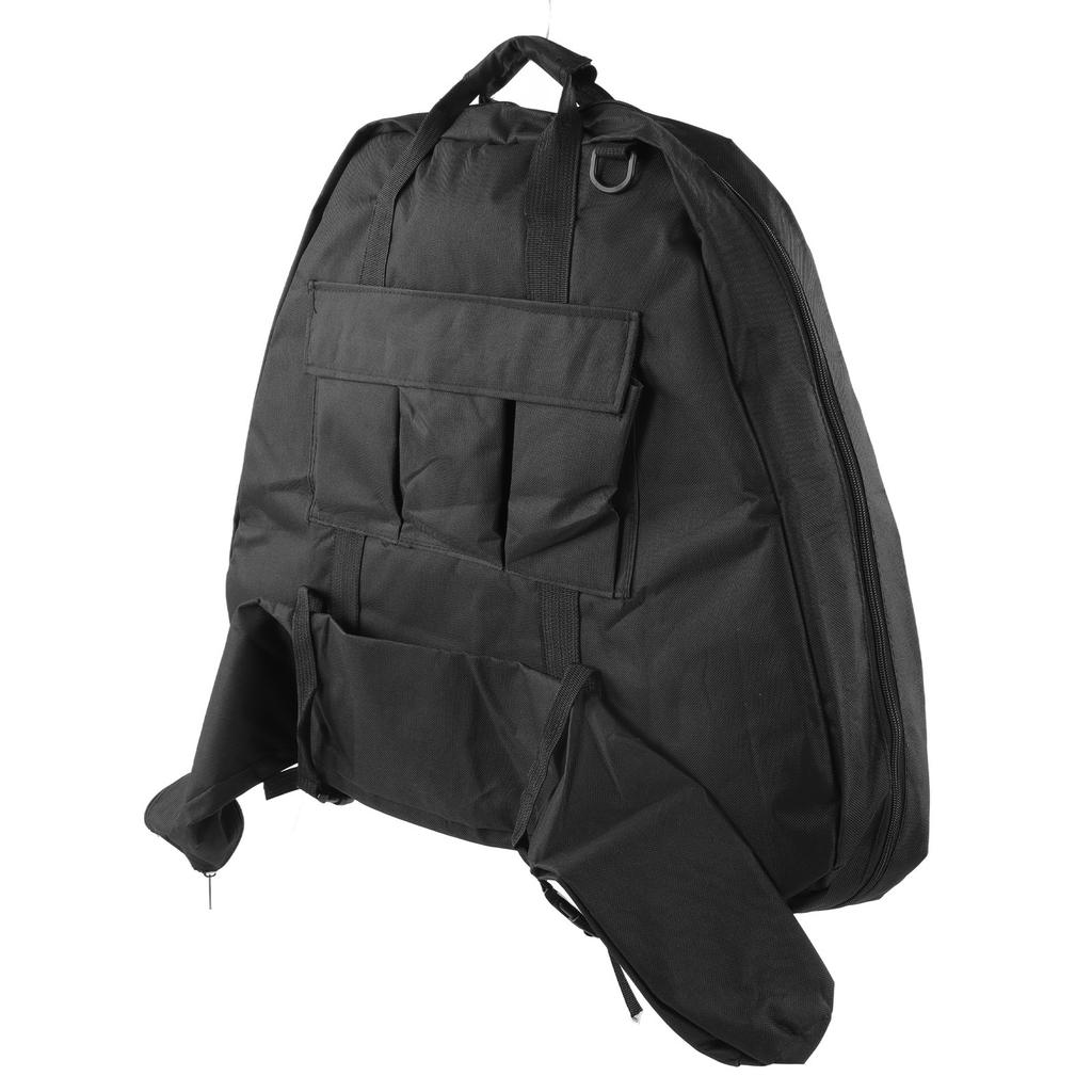 Canvas Composite Pulley Bow Bag Outdoor Archery Hiking Backpack Triangle Bow and Arrow Bag Shoulder Carrying Dual User