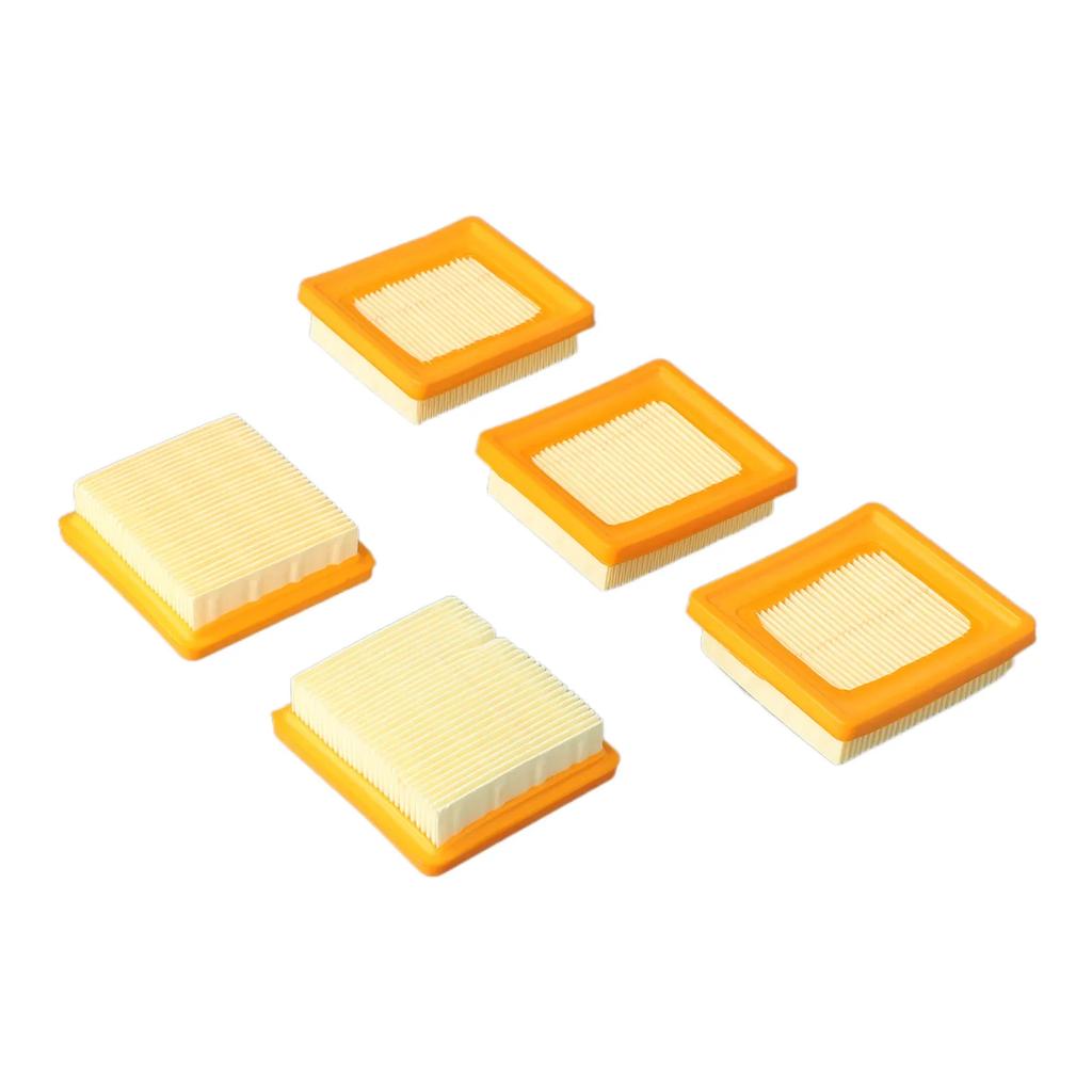 4180 141 0300 Air Filter For FS89 FS91 FS111 FS131 FS311 KM91R KM131 Brush Cutter Grass Trimmer Accessories 5Pack