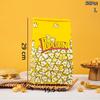 50Pcs Popcorn Container Paper Bag Kraft Paper Bags With Iron Wire Popcorn Boxes For Theme Birthday Parties Decoration Popcorn