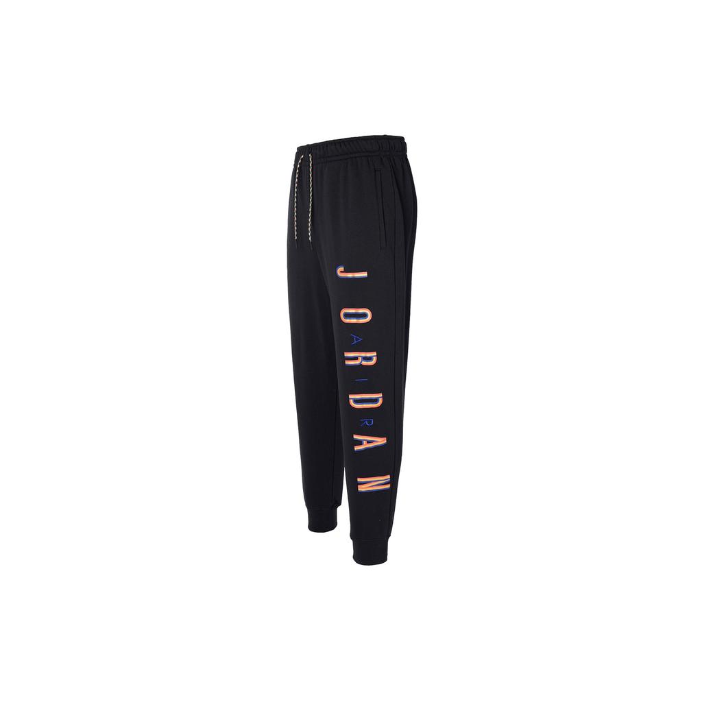 Jordan Knitted Sweatpants Men's Black Moderate Cuffed Pants DN1465-010