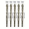 4-12mm Four-Flute Sawtooth Drill Bit Sawtooth Drilling Tools For Glass/Tile/Concrete/Metal Drill Bit Set Tools