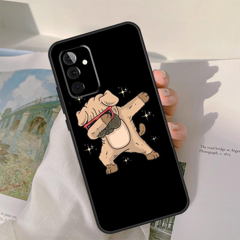 Cute Pug Dog Case For Samsung Galaxy A52 A32 A12 A22 A16 A26 A36 A56 A06 A55 A35 A15 A54 A34 A14 A13 A53
