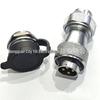 WF20 Waterproof Aviation Plug, 23-Pin Round Socket, 15-Core Signal Connector, Gold-Plated.