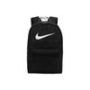 Heritage Swoosh Print Large Capacity Student Zipper Fabric Backpack Unisex Backpacks Black DC7344-010