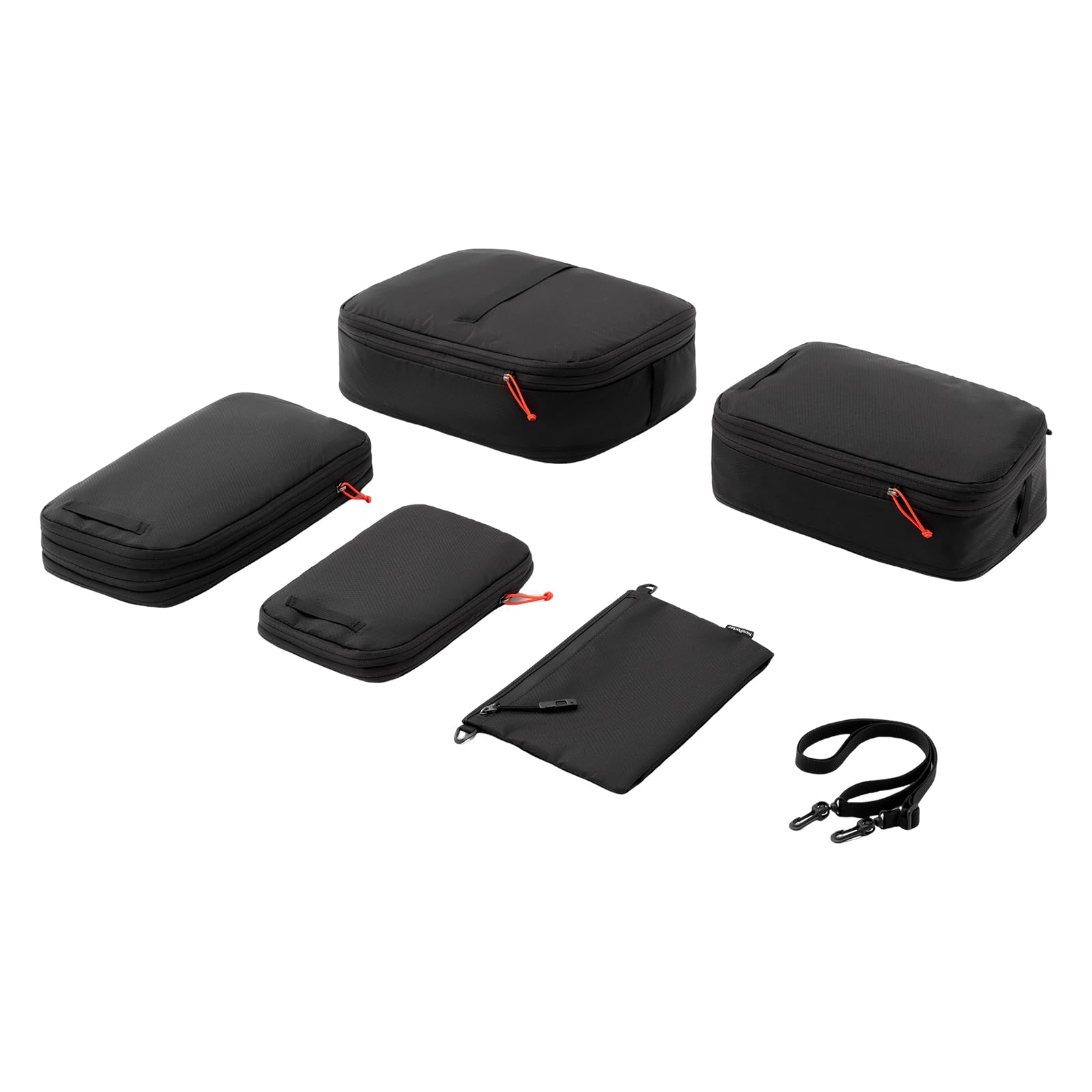 

NextPacker Travel Compression Shoe Bag with YKK Large Storage for and Perfect for Business Trips and Overseas 3rd Generation 5-Piece Pouch, Bag,