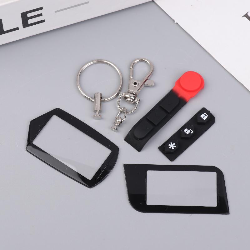 1 Set For Russian Starline A91 A61 B9 B6 Lcd Remote Control Two Way Car Alarm System Key Shell Body Cover Keychain Case