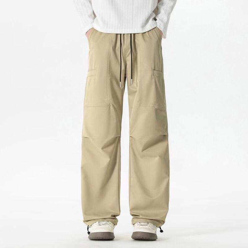 WRPCE Men's Casual Straight-Leg Outdoor Pants