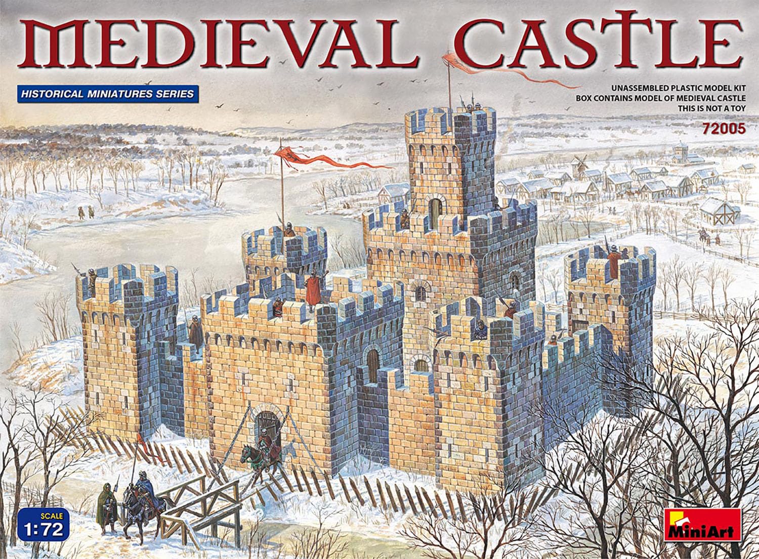 MiniArt Medieval Castle Plastic Kit MA72005 1/72