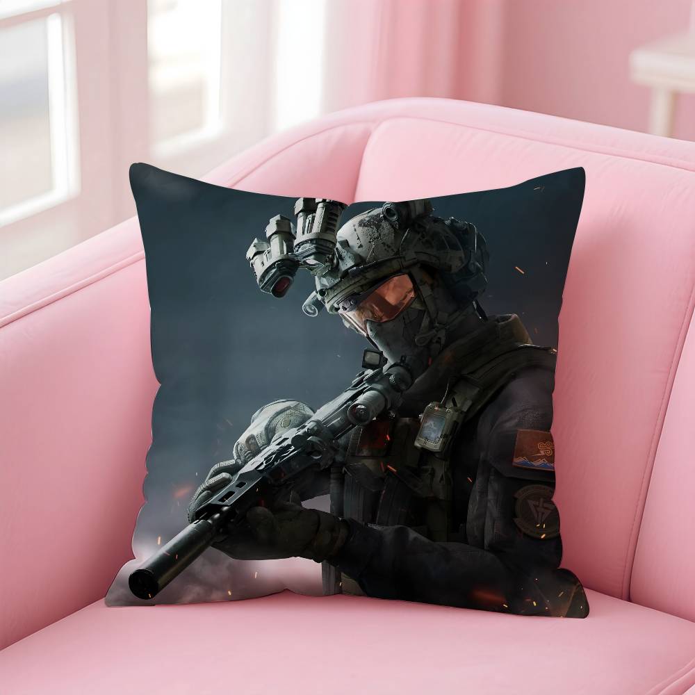 Cool Game D-Delta Force Pillow Case pattern printing pillowcase living room sofa cushion cover bedroom room decor