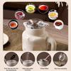 750ML Thickened Ceramic Teapot One-Touch Tea Separation Filter Teapot Home Nordic Style Cheese Design Brew Tea Pot