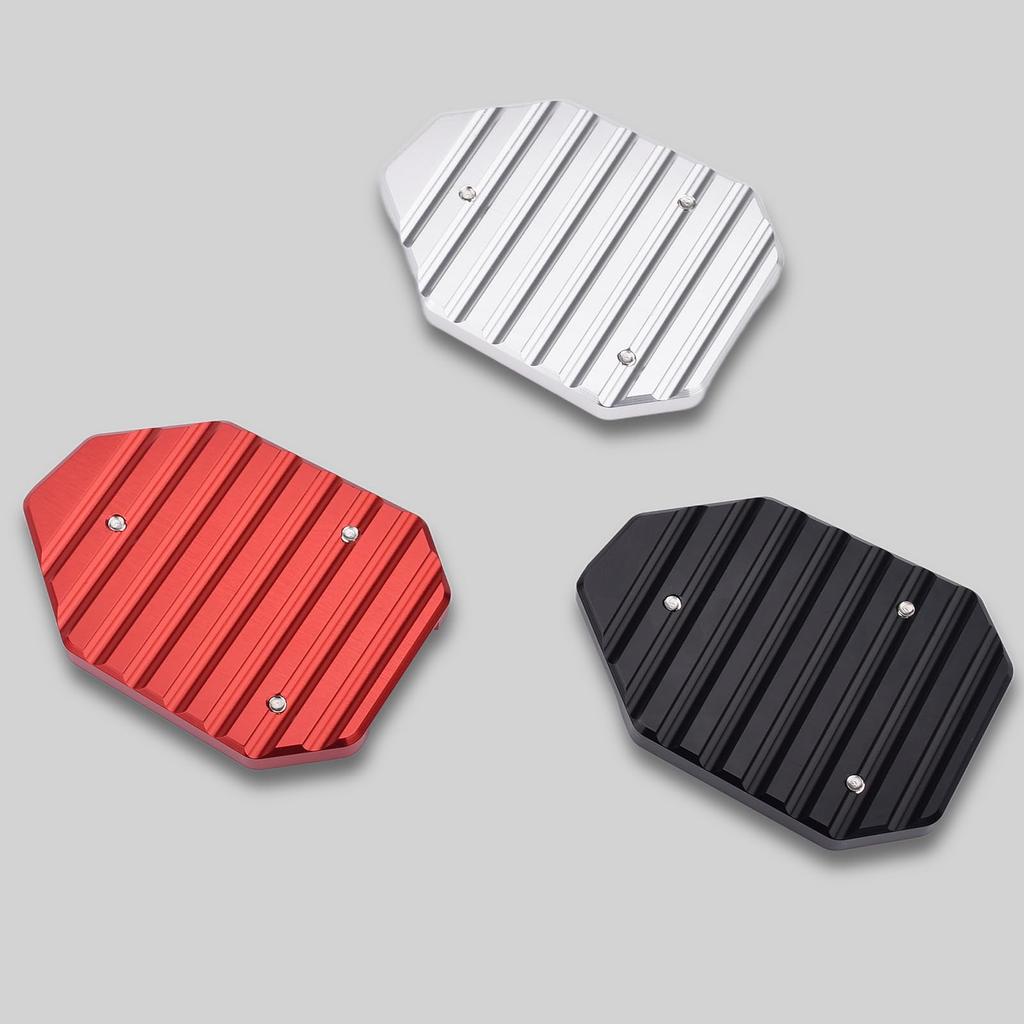LEDISHUN Motorcycle Side Stand Plate for Kawasaki Vulcan S (2016-2024) (Red)