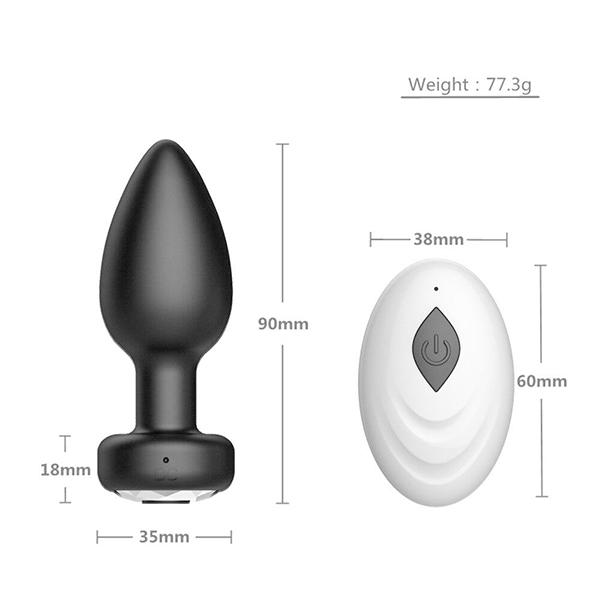 Wireless Remote Control Sex Toy Anal Vibrator for Women Adult Products Prostate Massager