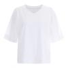 Shop   Women V Neck 5 PoinT Loose FiT 100  CoTTon Bio Washing Daily T shirT Dai 