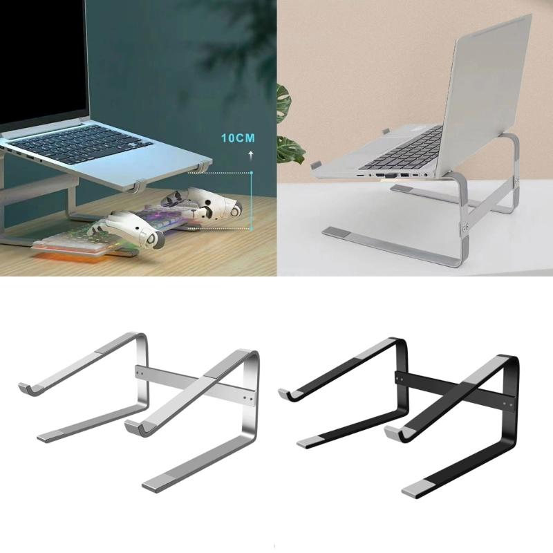 Aluminium Alloy Laptop Holder Stand Portable Foldable Desktop Bracket Support Stand For Tablet Laptop Desktop Holder