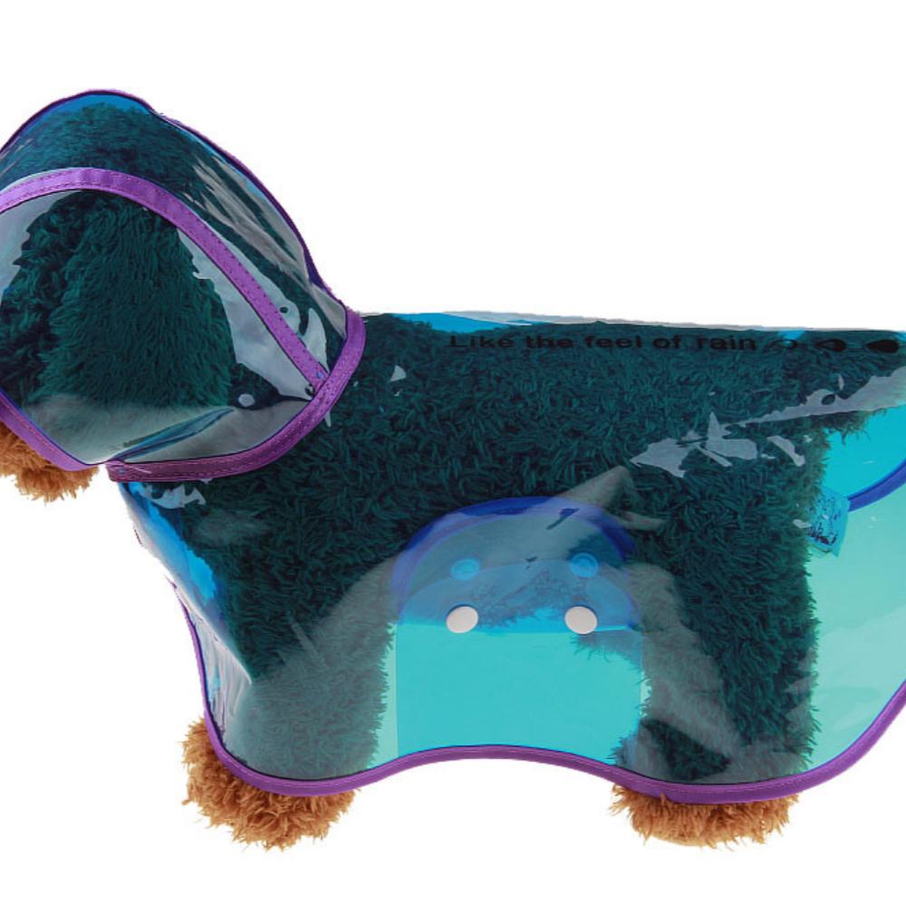 Pet Products Transparent Raincoat Waterproof Breathable Dog Raincoat Hooded Suit