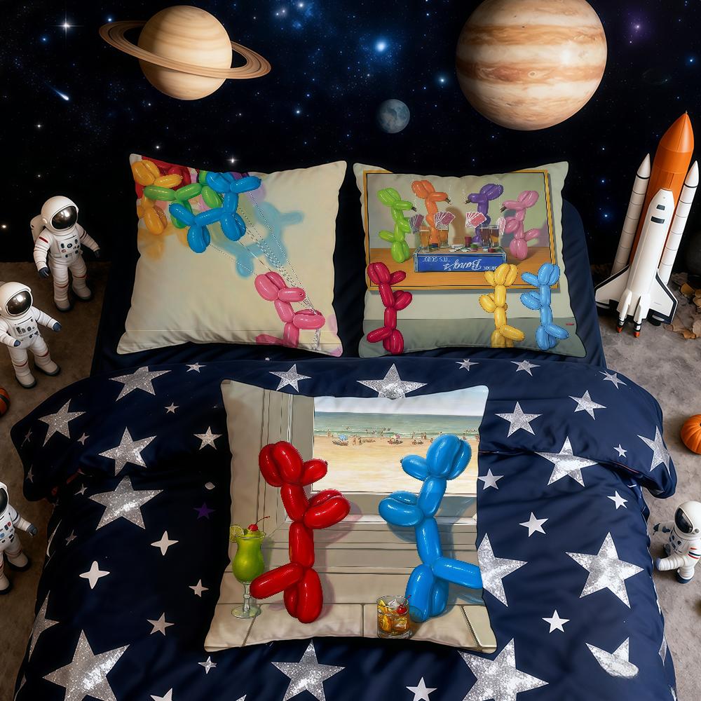 JJeff ART kKoons cushion cover Home Office Convenient Nordic Simplicity Hit With Zipper Cushion Cover