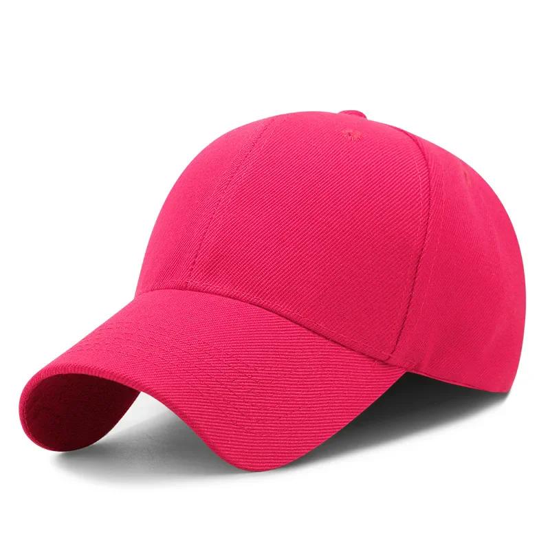 New  Cap Plain Adjustable Snapback Hat High Quality Adult Hip Hop Urban Street Style Baseball Cap Men Women Outdoor Leisure Baseball Hat