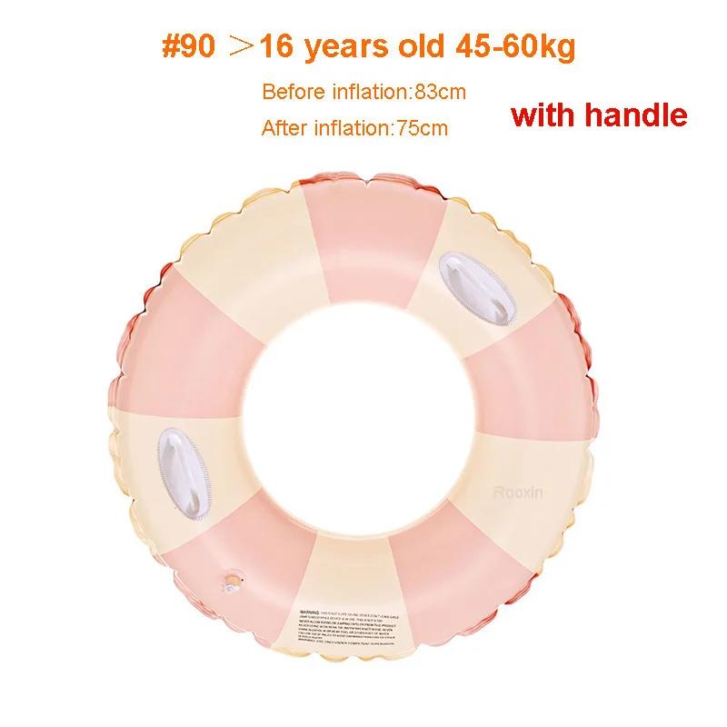 Donut Swimming Ring Inflatable Pool Float for Teen Kids Swimming Circle Baby Swim Tube Water Play Swimming Pool Toys