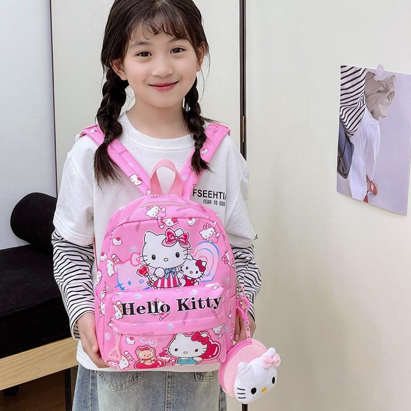 Kindergarten Primary School Students Schoolbag Cartoon Animation Cute Printed Boys And Girls Backpack Children'S Backpack