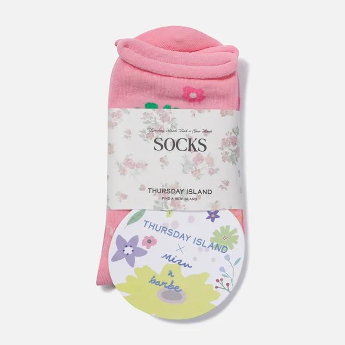 Big Flower Pattern Socks_T264MSC278W