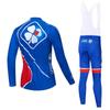 Mens Long Sleeve Cycling Jersey Pants Set Breathable Quick-Dry Outdoor Road Bike Riding Gear