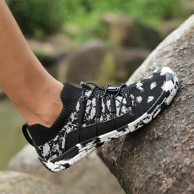 Herren-/Damen-Flying-Weave-Upstream-Fitness-Watschuhe Schwimmschuhe Sport Amphibisch Schnittfest Strandschuhe