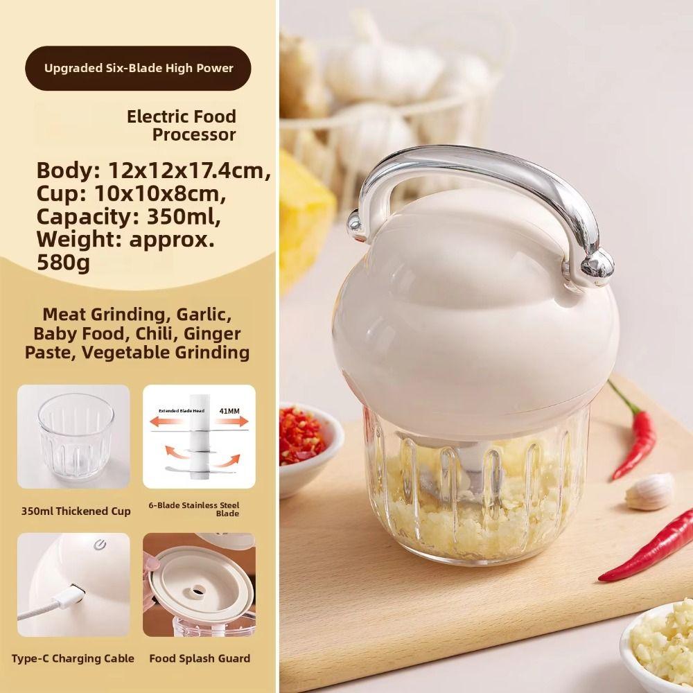 Efficient Multi-functional Meat Grinder Small Toddler Food Ginger Electric Grinder  Prepares