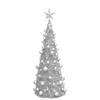 Foldable Artificial Christmas Tree Slim Pencil Shaped Christmas Tree With Lights Ideal For Indoor Home Decor