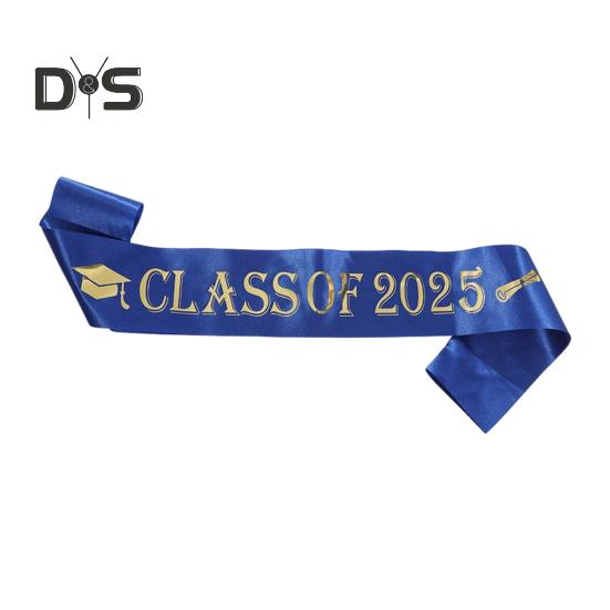 

Выпускной пояс 2025 года Бокал для выпускного 2025 года Почетный украл Унисекс Взрослые выпускной пояс для выпускных выпускных для выпускных выпускных выпускных для колледжей академические выпускные вечера синий