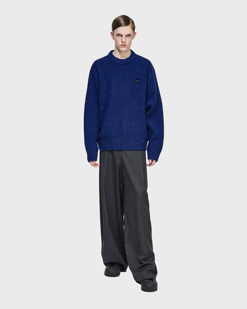 Jijelosongjio G-Zero Neff Crew Neck Knit Blue Sh6Kt821Bl
