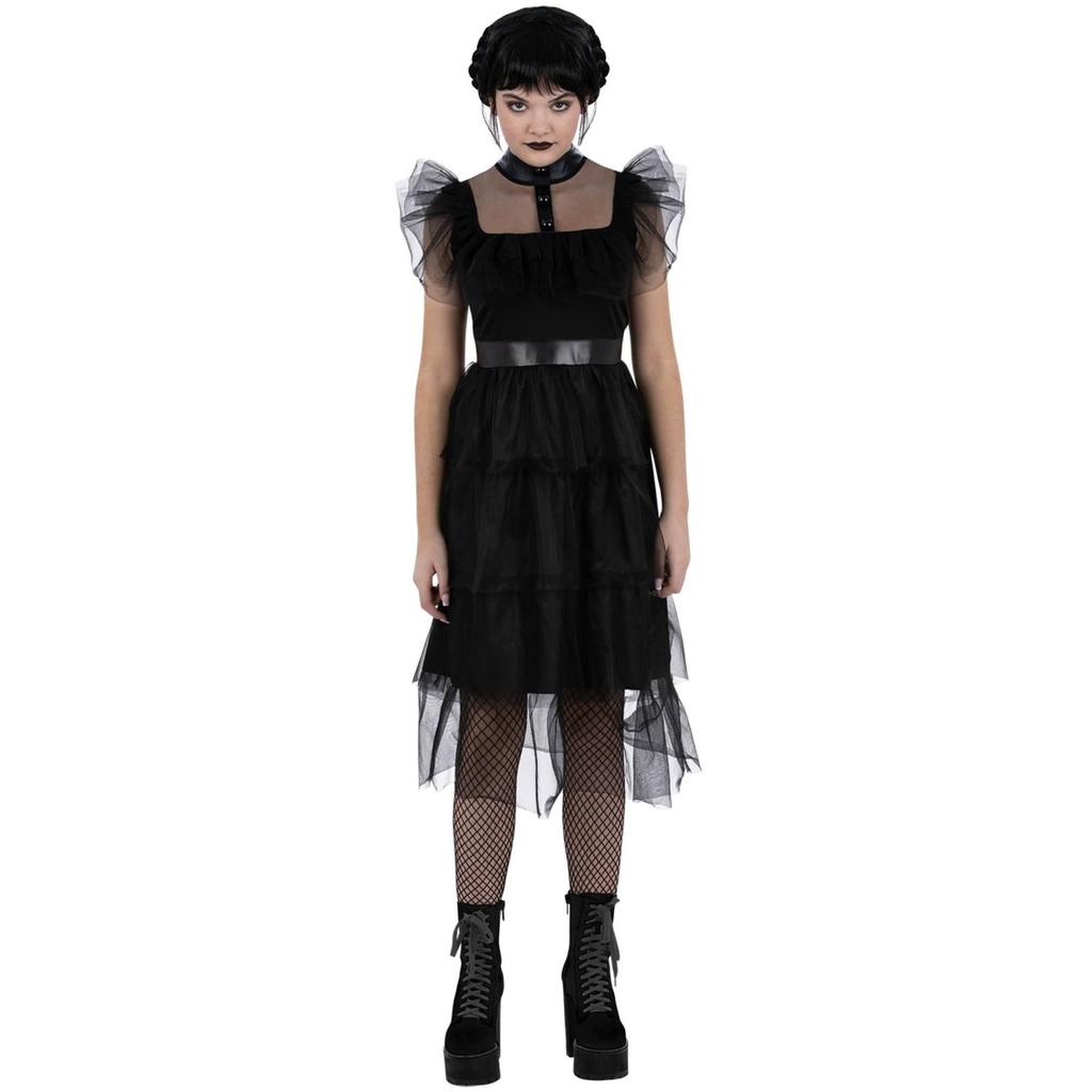 Smiffys Girls Gothic Prom Costume Dress