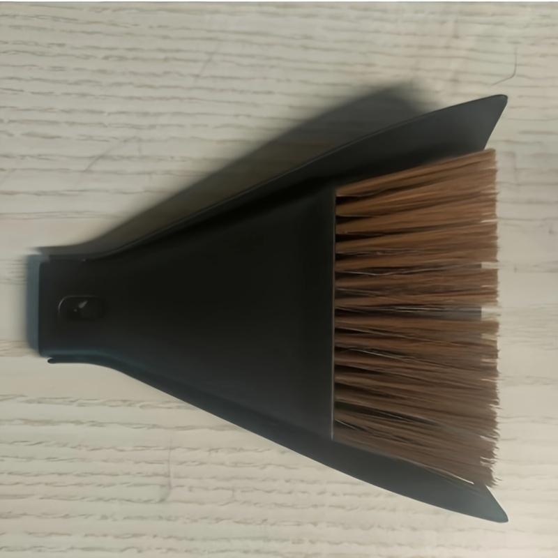 

1 комплект, мини-набор щетки для чистки и совка, ручная щетка для подметания и совок, щетка для чистки рабочего стола, лопата для мусора, портативная щетка и совок 1pc чёрный