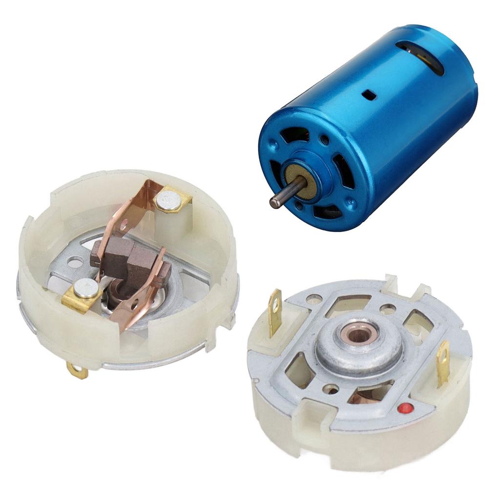 2 pezzi Porta Spazzole in Carbone per Motore DC RS550 per Trapano Elettrico Avvitatore Elettrico con Spazzola in Rame