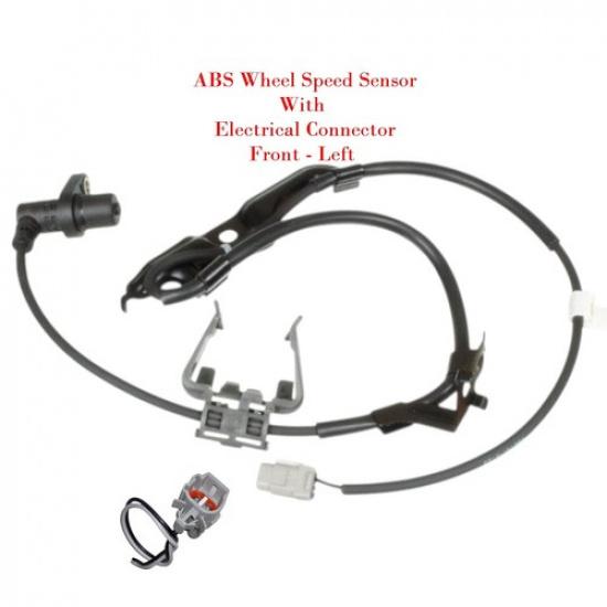 ABS Wheel Speed Sensor + Connector Front Left Fits ES300 ES330 Camry Solara