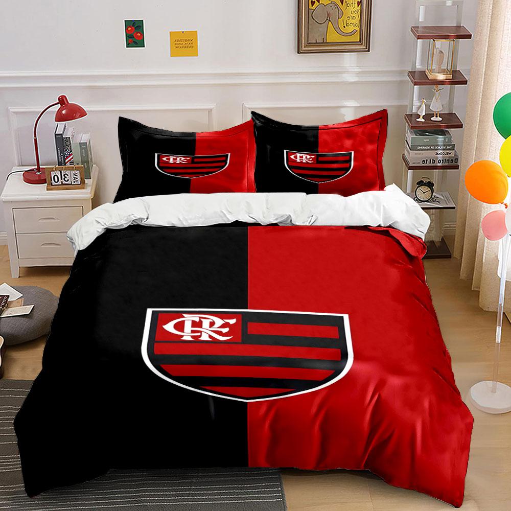 Red and black shield. Bedding sets Duvet cover sets Duvet covers Pillowcases(1 * Duvet Cover 2 * Pillowcases without duvet insert) 135x200cm