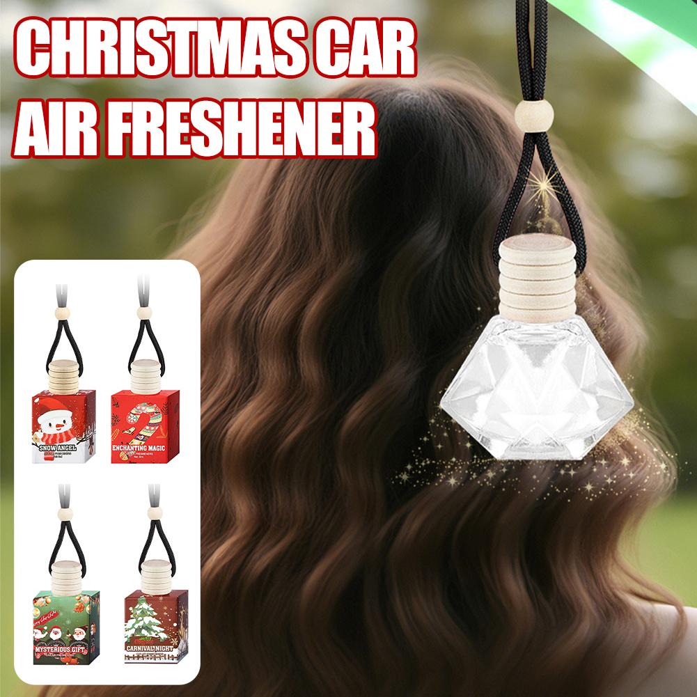 New Creative Christmas Car Air Freshener Pendant Fragrance The Freshener Oil Air Refreshes Long-lasting Scent Car Air Inter F2S0