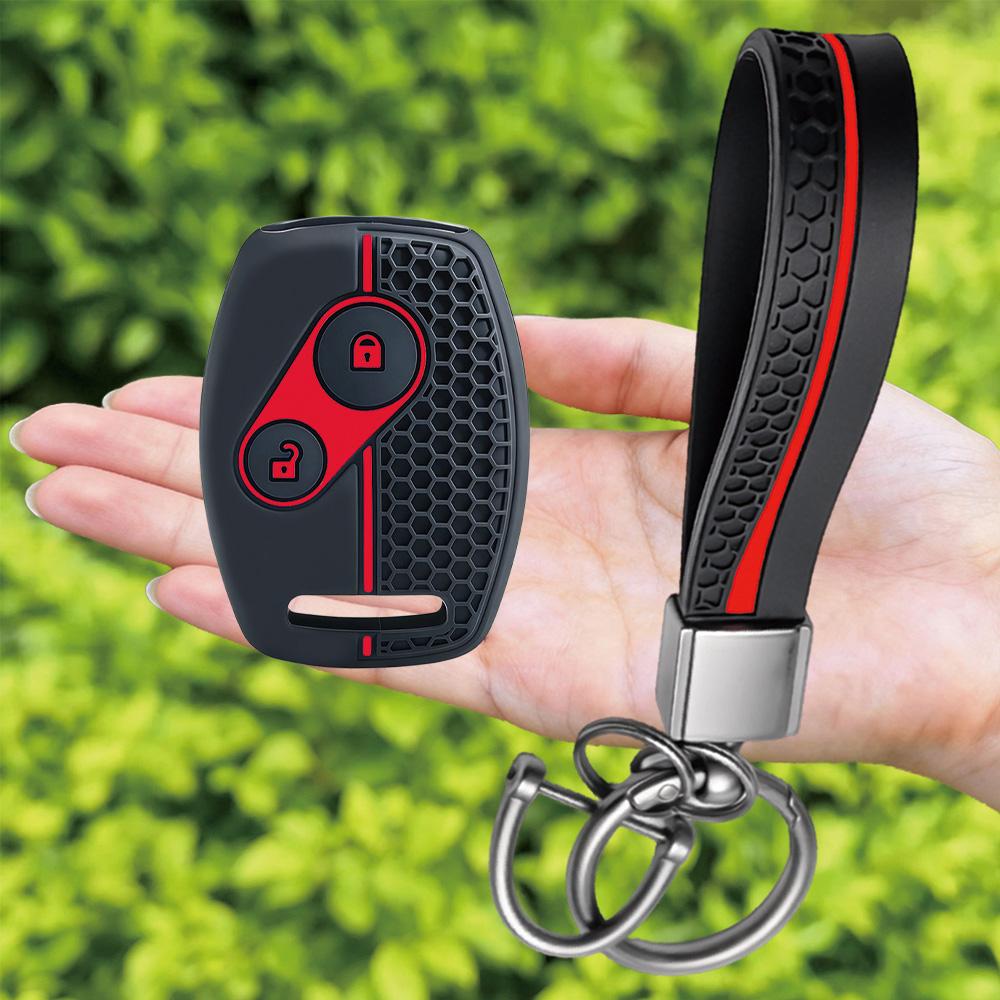 2026 Silicone Car Key Case Cover for Honda Fit CIVIC JAZZ Pilot Accord CR-V Freed Freed Pilot StepWGN Insight Keychain Key Shell