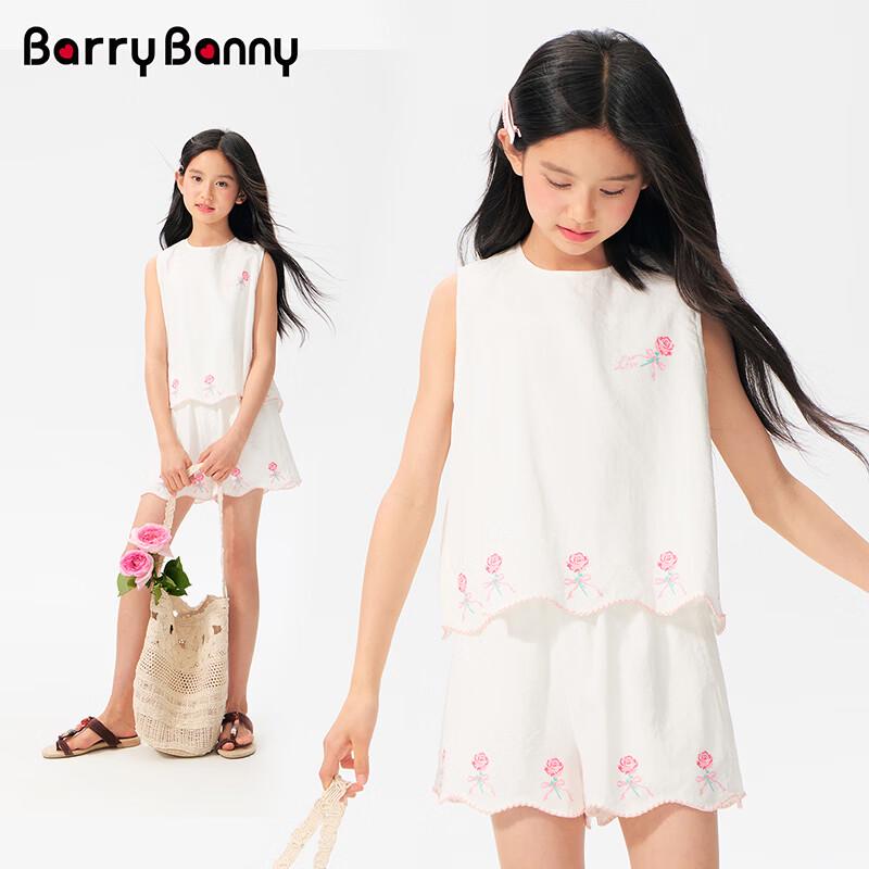 BARRY BANNY Ärmelloses T-Shirt mit Rosenprint für Mädchen