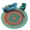 Crystal Round Boho Living Room Carpet Ethnic Style Full Cover Bedroom Study Floor Mat Home Rocking Chair Non-slip Carpet