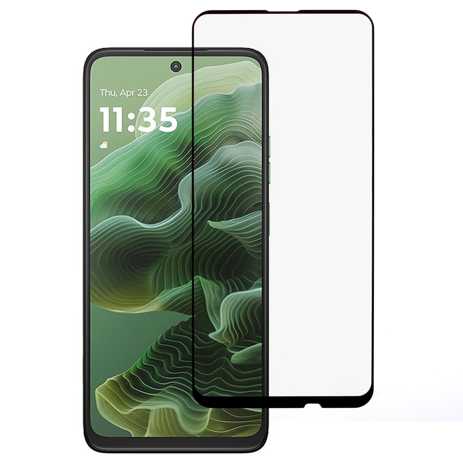 

For Motorola Moto G35 5G Screen Protector 9D Side Glue Full Covering Tempered Glass Film Type A