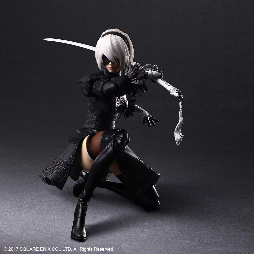 Nier Automata PLAY ARTS Kai YoRHa No. 2 Type B PVC painted movable figure