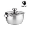NORTON Stainless Steel Double-Handle Soup Pot