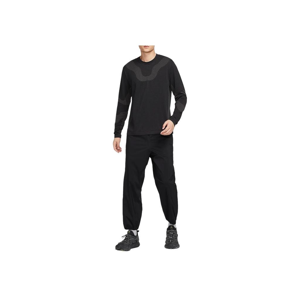 Nike ACG Dri-Fit Adv Comfortable Quick-Dry Crew Neck Long Sleeve Sweatshirt Men Sweatshirt Black Cool-Gray FV8907-010