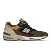 991 Made In England Desaturated Men Sneakers Green Olive Burgundy M991GYB