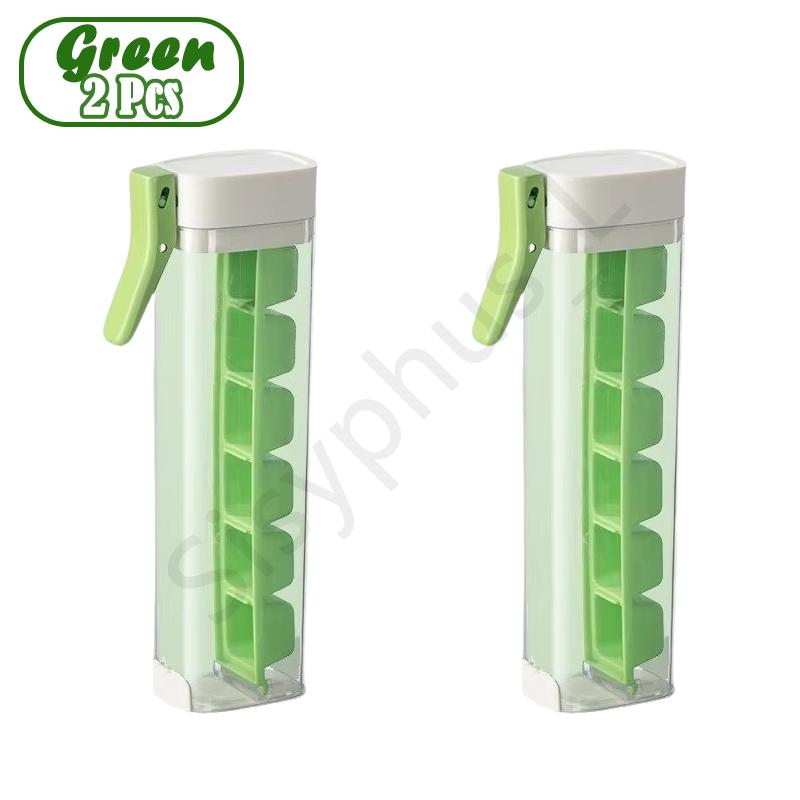 Press Type Ice Cube Tray Plastics Ice Cube Maker Easy to Demold Ice Tray Mold DIY Whiskey Cocktail Tools Kitchen Accessories
