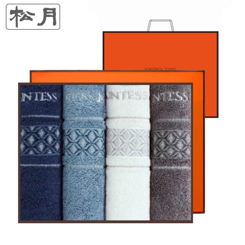 

Towel CM Double Diamond Washcloth 4-piece Set [WA619CF] Evenly (random)