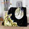 ONE PUNCH MAN Anime Cartoon Soft Plush Blanket,Flannel Blanket Throw Blanket for Living Room Bedroom Bed Sofa Picnic Cover Kids